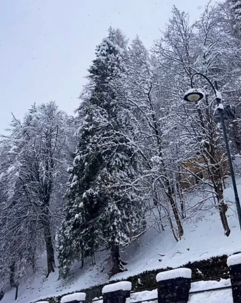 neve santuario oropa piemonte