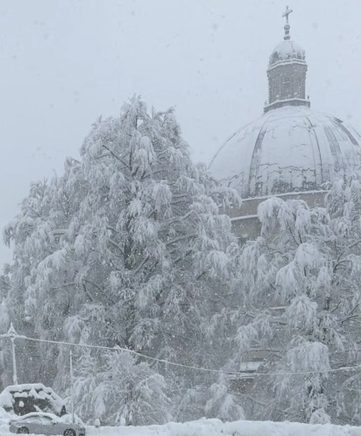 neve santuario oropa piemonte