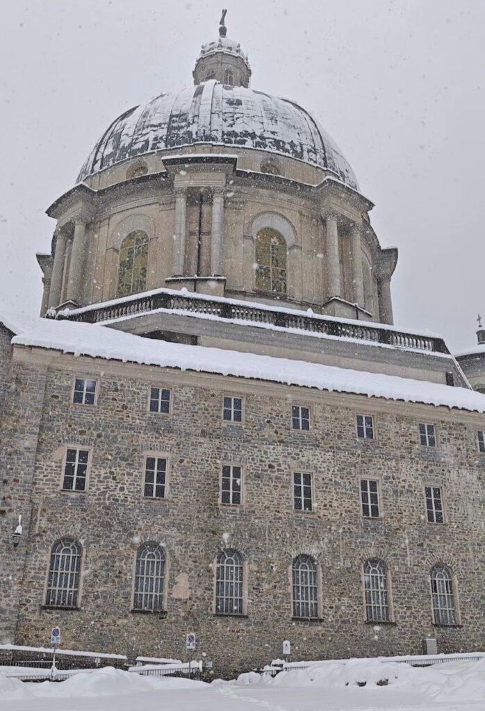 neve santuario oropa piemonte