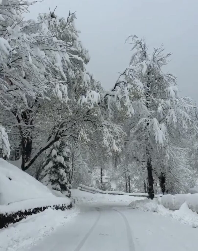 neve santuario oropa piemonte