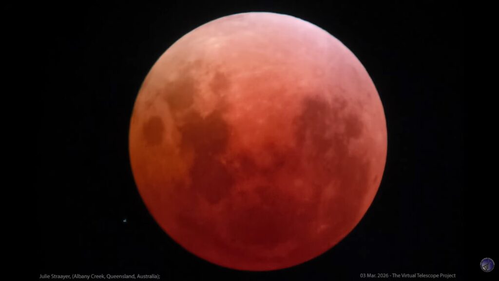 oggi luna rossa sangue eclissi