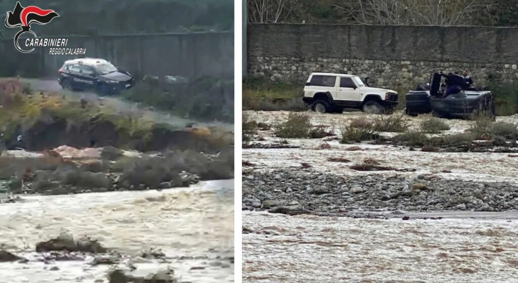piena fiume torrente reggio calabria cataforio
