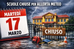 scuole chiuse martedì 17 marzo