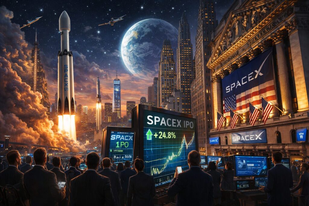 spacex wall street