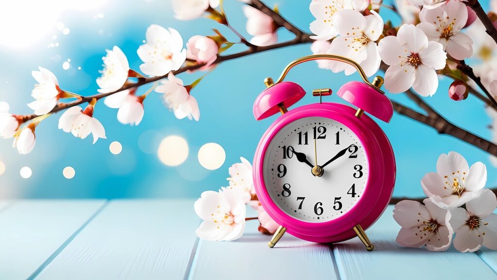 sveglia orologio primavera