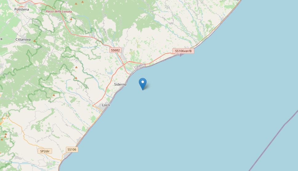 terremoto calabria siderno reggio calabria