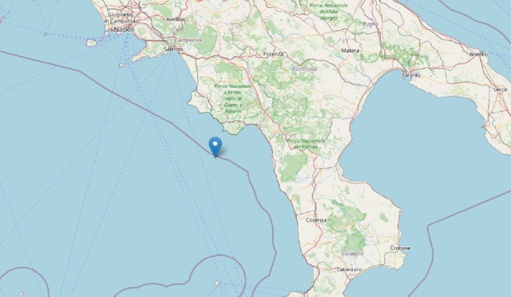 terremoto costa cilentana