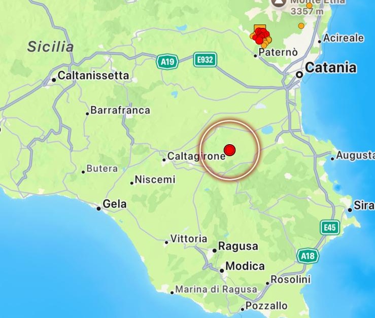 terremoto militello sicilia