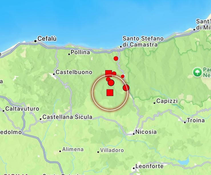 terremoto mistretta sicilia