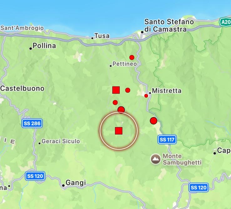 terremoto mistretta sicilia