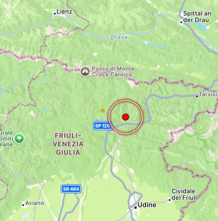 terremoto moggio udinese friuli