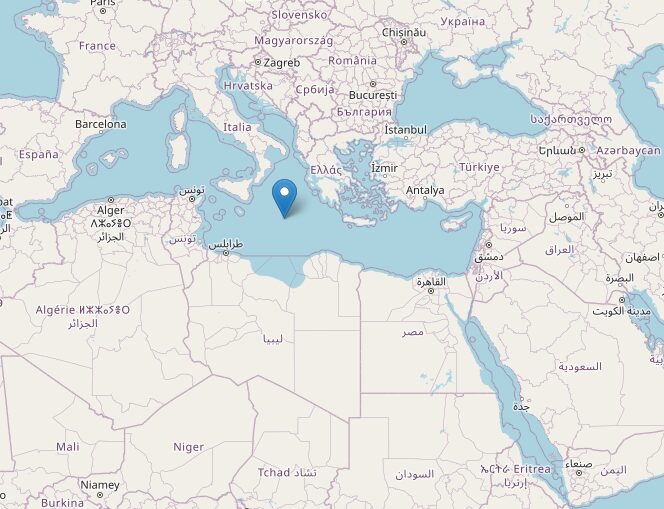 terremoto oggi mediterraneo ionio