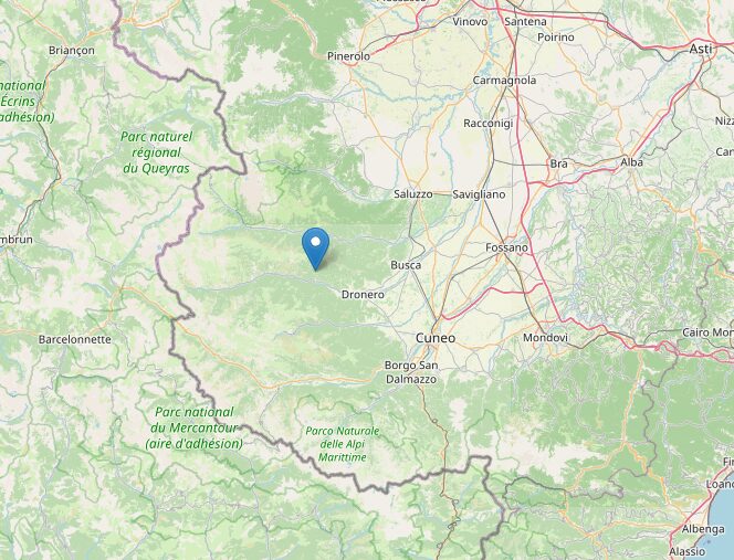 terremoto oggi piemonte cuneo