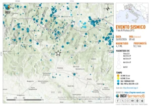 terremoto oggi toscana mappe ingv