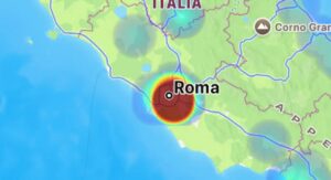 terremoto roma oggi