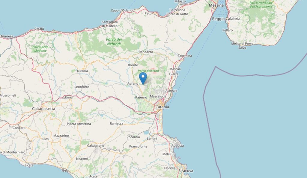 terremoto sicilia catania messina siracusa oggi etna