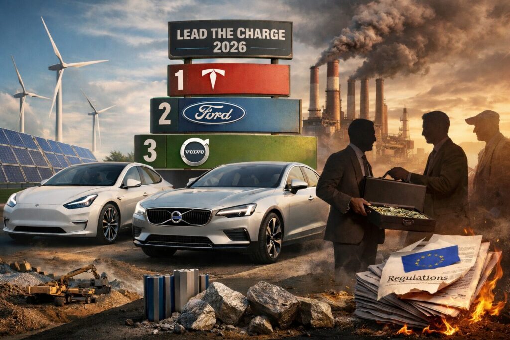 tesla ford volvo