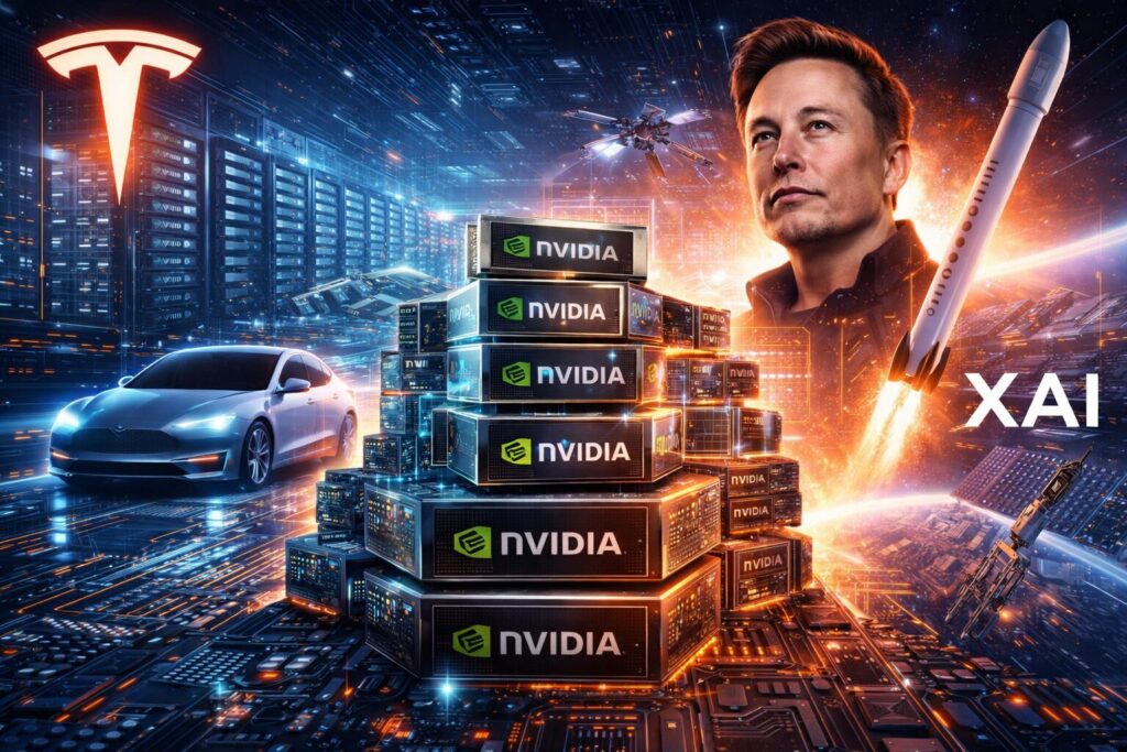 tesla musk nvidia