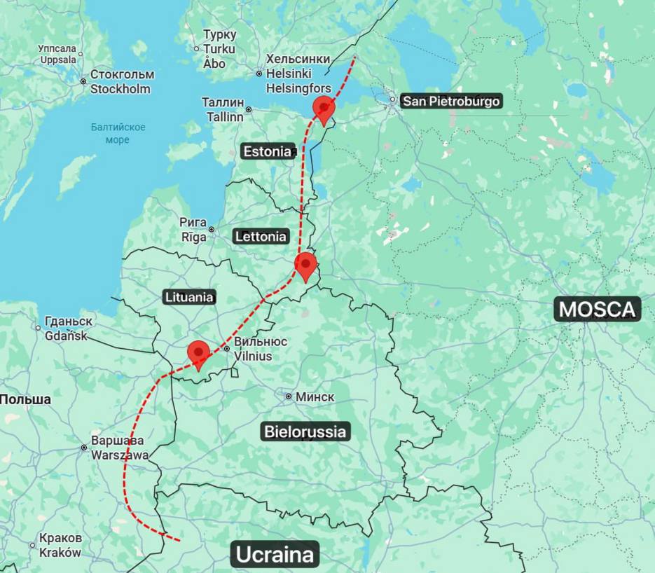 tragitto ucraina russia attacchi