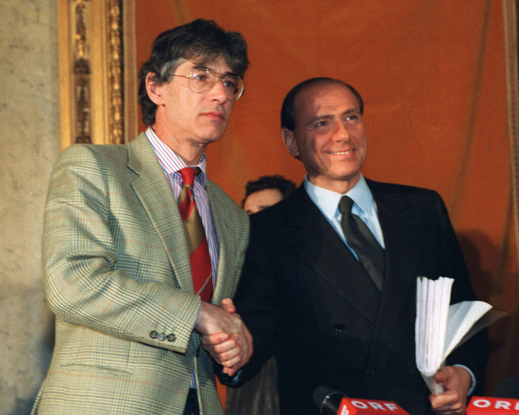 Bossi e Berlusconi