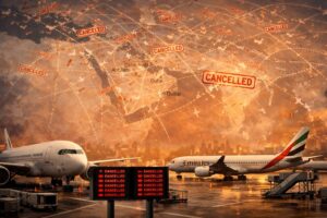 voli cancellati guerra iran