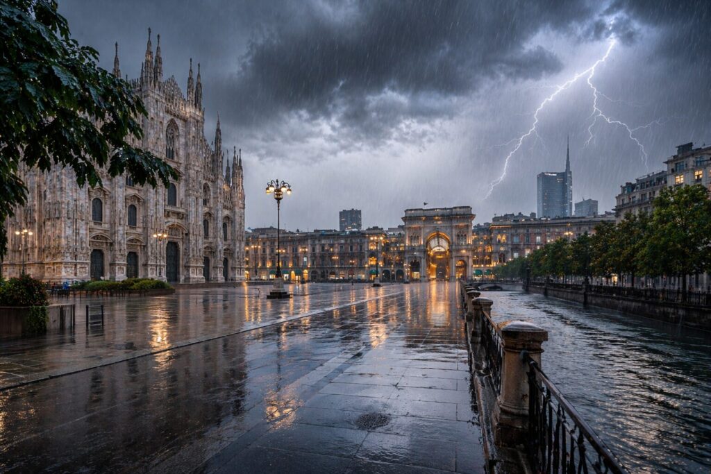 Allerta meteo Lombardia Milano