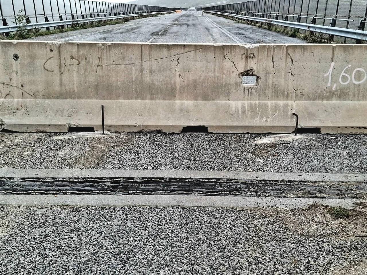 L'Anas ha blindato il ponte Sente
