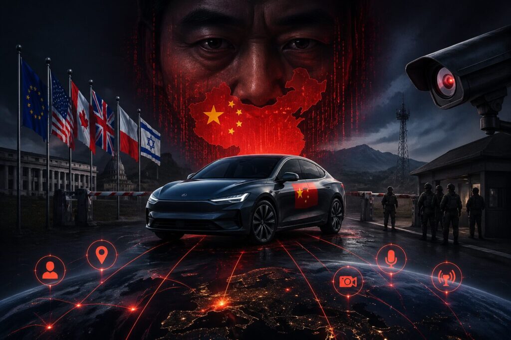 Auto elettriche cinesi spionaggio