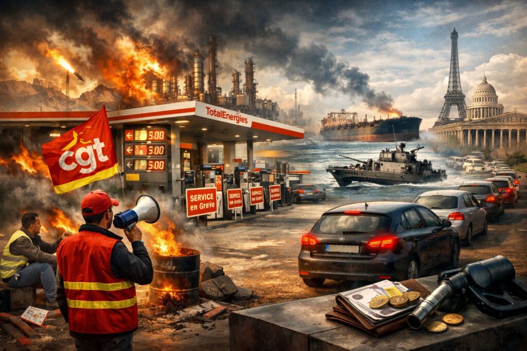 Carburante sciopero Francia