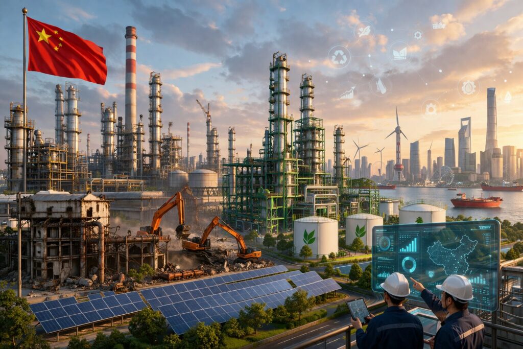 Cina settore petrolchimico