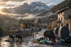 Fauna selvatica rifiuti