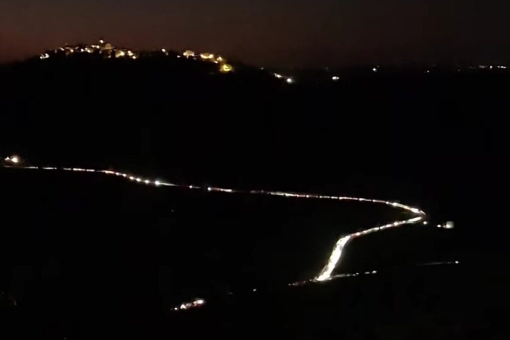 Frana Petacciato code notturne