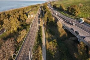 Frana Petacciato traffico ferroviario