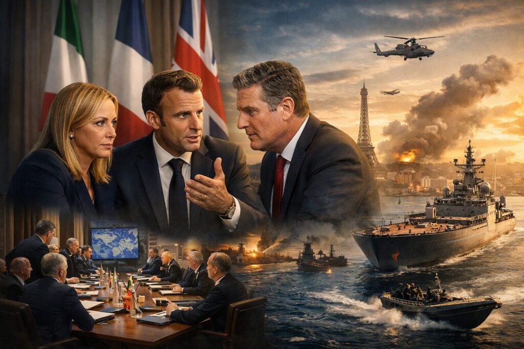 Giorgia Meloni Stretto Hormuz