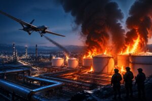 Guerra Ucraina droni petrolio Russia