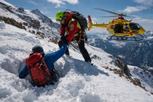Incidente montagna neve