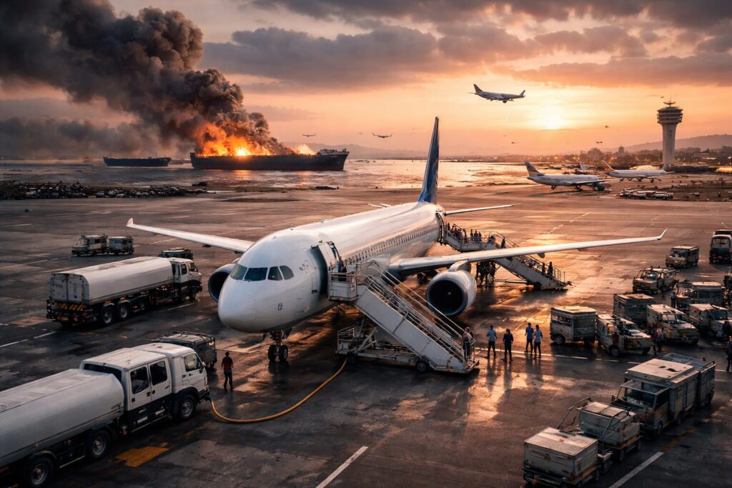 Jet fuel crisi carburante guerra Iran