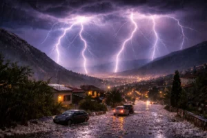 Maltempo Grecia 18 aprile