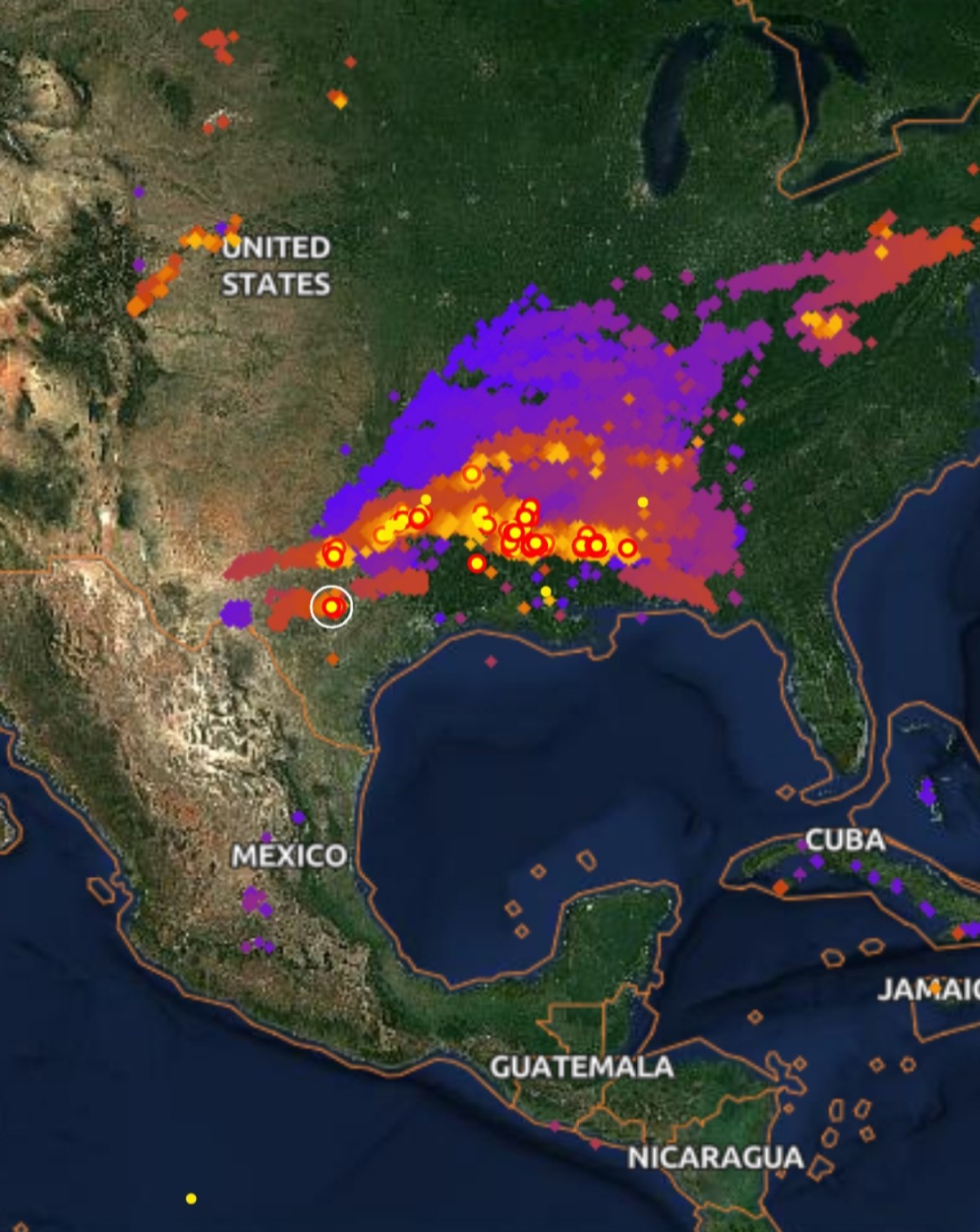 Maltempo USA fulmini 29 aprile