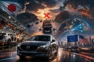 Mazda sospende la produzione di auto