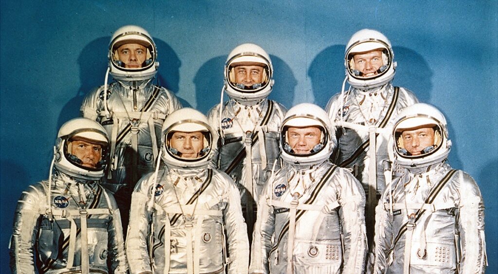 Mercury 7 astronauti nasa
