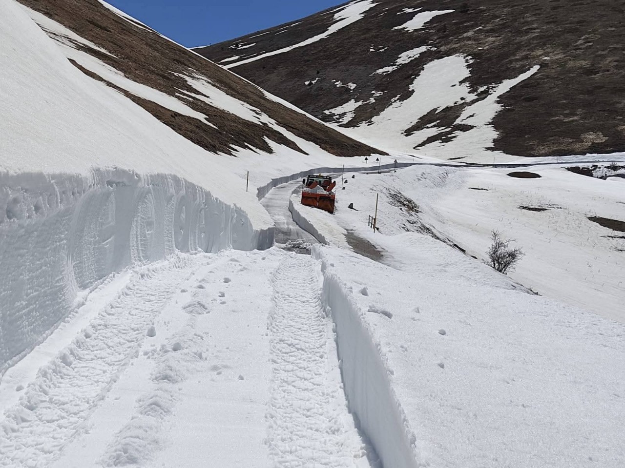Neve Campo Imperatore turbine
