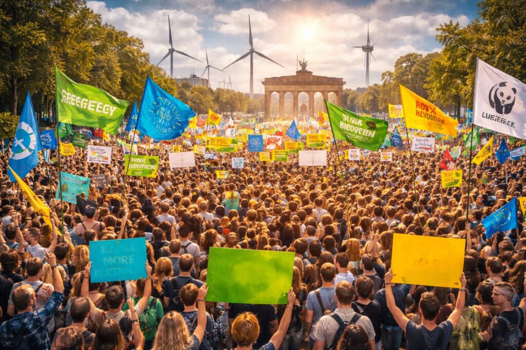 Protesta Germania rinnovabili