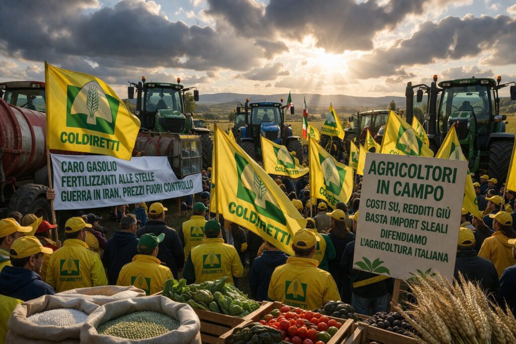 Protesta agricoltori Coldiretti