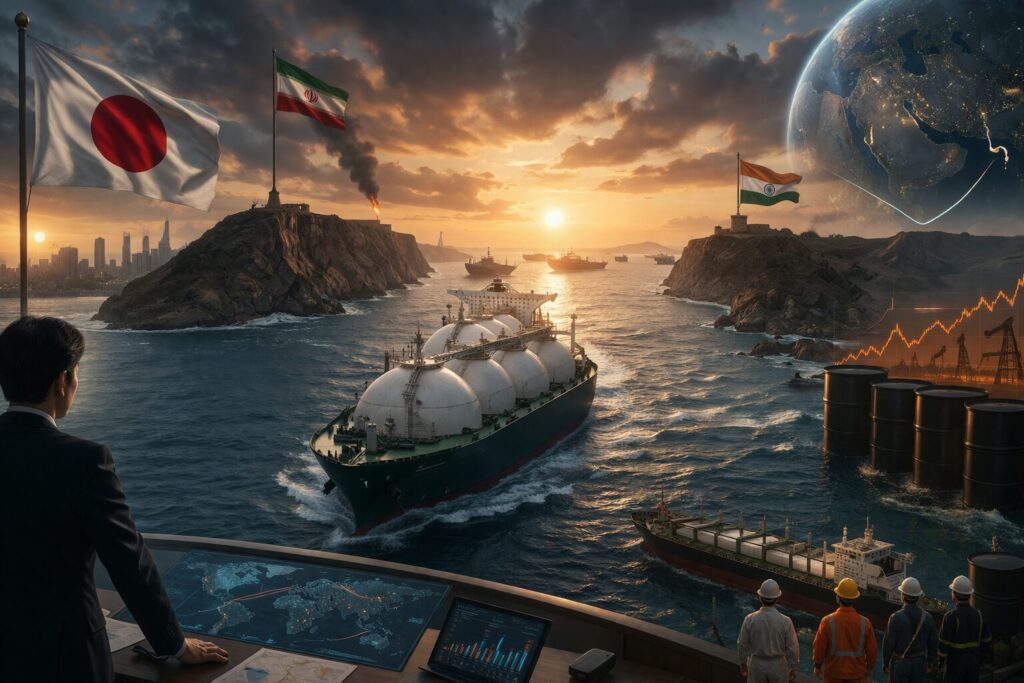 Stretto Hormuz nave Giappone