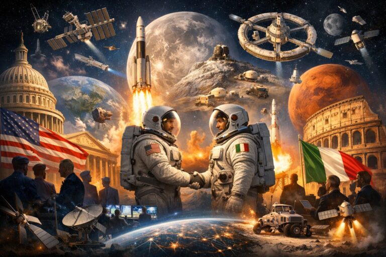 USA italia spazio