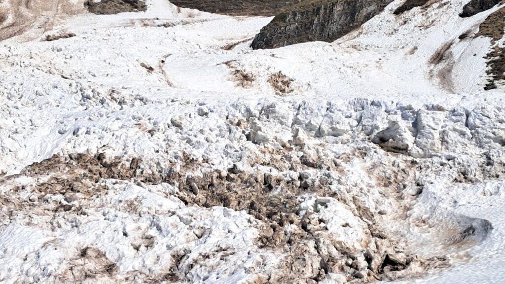 Valanga valle del Chiarino