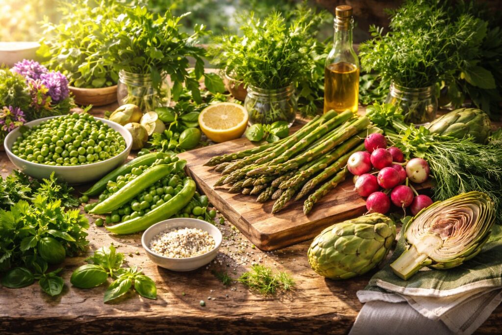 alimenti verdure primavera