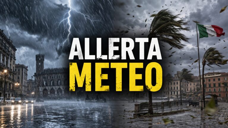allerta meteo oggi domani aeronautica militare burrasca rovesci temporali