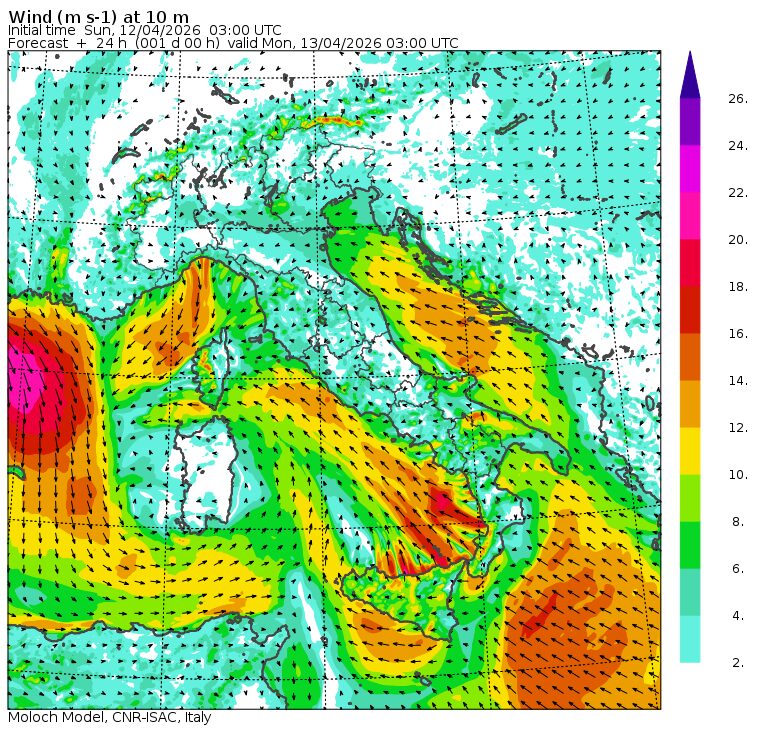 allerta meteo scirocco prossima notte